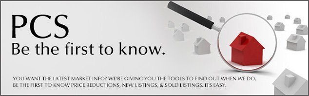 PCS real estate listings to your email